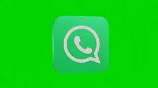 Whatsapp 3D Logo | Green Screen Background Video