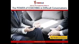The Power of Coaching in Difficult Conversations (March 5, 2019)
