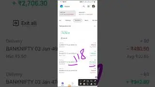 Option Selling live overnight position at 9:15 AM