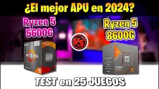 ✅ Ryzen 5 5600G vs Ryzen 5 8600G ✅ ¿CUAL es el MEJOR? 🔴 Sin TARJETA GRÁFICA 🔴