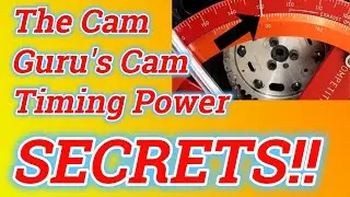 Cam timing for REAL power and the automatic cam degree wheel