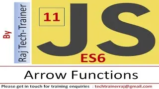JavaScript Tutorial for Beginners |Part 11 - Scope Closure, Arrow Functions | Learn JavaScript | ES6