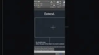 Trim and Extend in autocad 