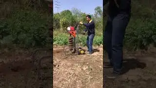 63CC Trolly Type Earth Auger Machine | Hole Digging Machine | 