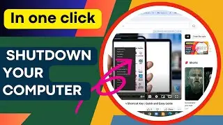 How to Shutdown Your Computer with a Shortcut Key | Quick and Easy Guide