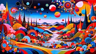 Joy Colors Country - Copyright Free Vivid Background Video Screensaver 4K Ultra HD UHD, No Sound