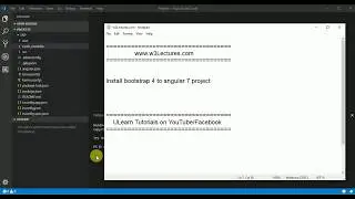 Install bootstrap 4 to #angular project Tutorial 5
