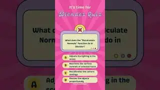It's Time For Blender Quiz! 