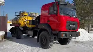 Отгрузка агрегата кислотной обработки скважин СИН-32 на бескапотном шасси Урал 4320-80 (Евро-5)