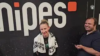 NY Liberty vs Wings 8/20/24 Postgame Media Scrum with Kennedy Burke & Courtney Vandersloot