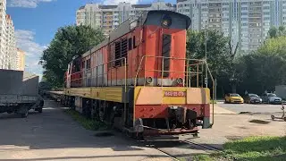 ЧМЭ3 - 6509 на подъездном пути к заводу Rockwoll