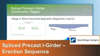 2 3 Spliced Precast I Girder – Erection Sequence N1