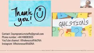 Women Wholeness of life Webinar part 5