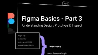 Understanding Figma Design, Prototype & Inspect Element | Figma Basic Series -  Part 3