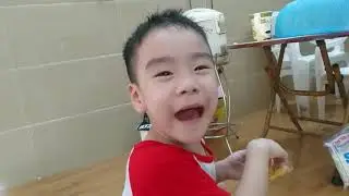 làm bánh gato cùng bon bim