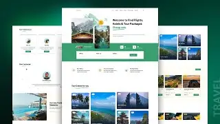 Create a stunning travel website with HTML, CSS & JavaScript 💻💥