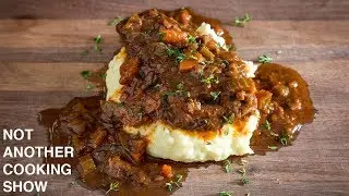 how to make RED WINE BRAISED SHORT RIBS