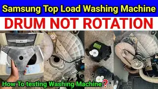 top load washing machine drum not rotating ! Washing machine drum not spinning what is the problem?