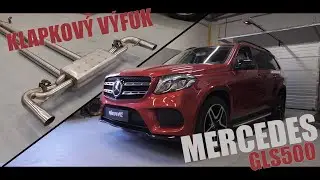 Kompletní výfuk s klapkou pro Mercedes GLS500 🔥