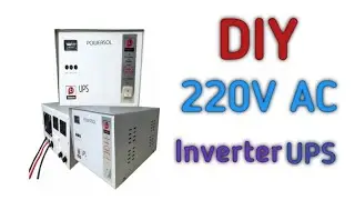 #Inverter | How to make Inverter |UPS 12v to 220v | How to make ups at home