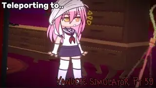 🔪 || Pt 59 Teleporting to Yandere simulator.. || #itsfunneh || #yanderesimulator || ✨