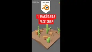 1 Dakikada Face Snap - Blender Dersleri 