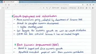 Geography Lesson - Economic (Strategies for Industrial Development)