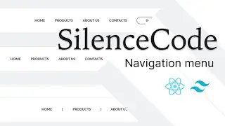 Simple web menu ui with react js & tailwind css [easy code for beginner]
