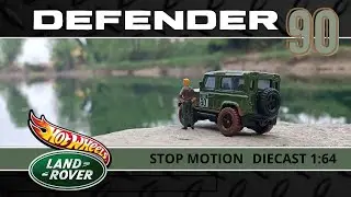 Land Rover Defender 90 - Hot Wheels Adventure - Stop Motion