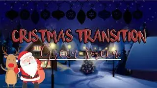 CHRISTMAS TRANSITON |GREEN SCREEN 🎄VLOGMAS 14🎄