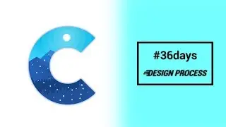 #36DaysOfType: Letter C | Design Process | Logo in Inkscape | Tutorial | Vector Scenery