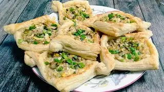 A can of TUNA and puff pastry. Tuna recipes. Did you know you can do this too?