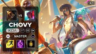 Chovy Yone vs Akshan Mid - KR Master - Patch 14.1 Season 14