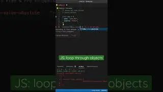Javascript loop through objects 