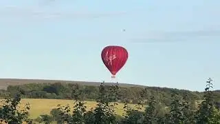 Balloon landing on Dartmoor
