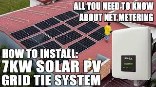 Solar Power Grid Tie with Net Metering System for Home Installation I Boss J TV