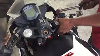 Installing Duke Handle In KTM RC | Re-upload
