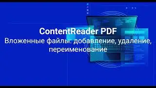 Как работать с вложенными файлами в редакторе ContentReaderPDF