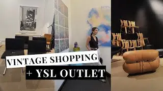 Going To All The BEST Vintage Stores in Palm Springs + The Saint Laurent Outlet