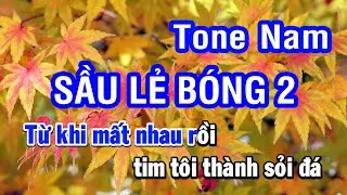 Karaoke Sầu Lẻ Bóng 2 Tone Nam (Asia)