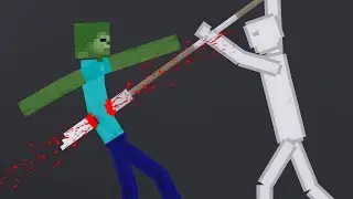 Humans Vs Minecraft Creatures In People Playground