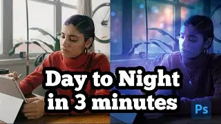 Photoshop Tip - Day to Night in 3 minutes!