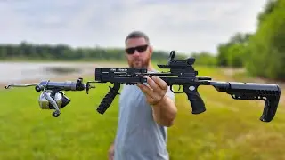 It's like Bowfishing with a Rifle