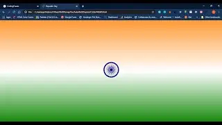 Tricolor ( Republic Day Special ) - Using  HTML5 and CSS3 (Responsive)