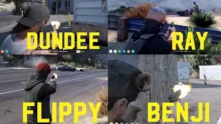 Flippy x Dundee x Besties x Guy Jones get into INTENSE Shootout with Hades over Ammo Crate