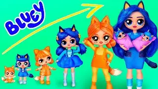 ¡BLUEY está Creciendo! 31 Manualidades para LOL OMG