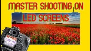 How to minimize LED screen artefacts during shooting