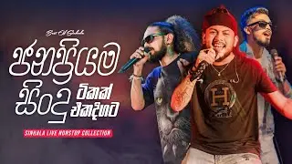 ජනප්‍රියම සිංදු ටිකක් එකදිගට 🤎 | Sinhala Live Show Nonstop Collection