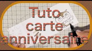 Tuto scrap carte anniversaire pour un jeune mec 🥰