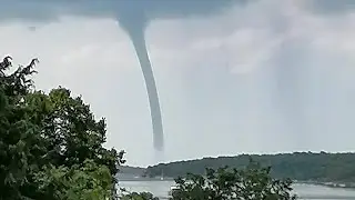 Tornado vor der Küste Istriens (Kroatien) Anfang August 2021